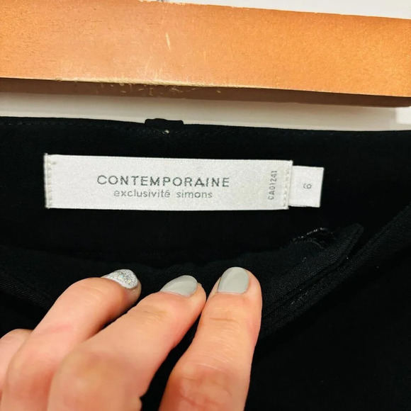 SIMONS – Black straight-leg dress pants | Office essential | Size 6 • - Picture 6 of 8